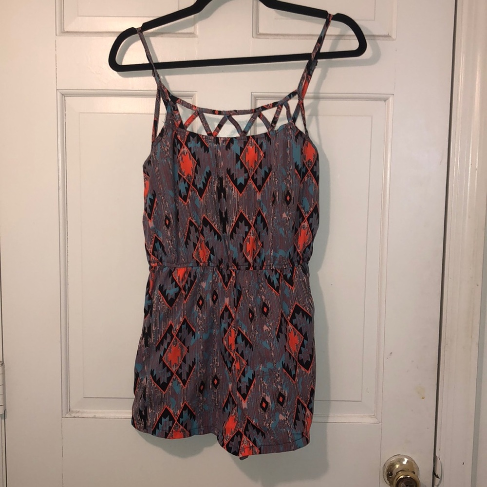 Romper with pockets 100% polyester made in India